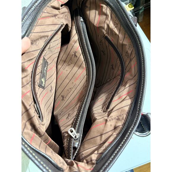 Montana West Concealed Carry Tote Blue Aztec Shoulder Bag Boho Western NWT - Picture 5 of 8